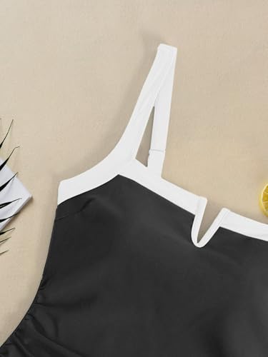 Women Sexy Tummy Control One Piece Swimsuit V Neck Retro Bathing Suit Swimsuits for Women Tummy Control Swimsuit4