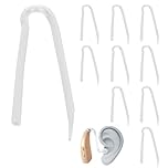 10pcs Hearing Aid Tubes, Flexible Hearing Aid Tubing Replacement Professional Hearing Aid Supplies for Seniors(3.3*2.0mm)