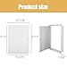 Thicken 1mm 16 x 24 Access Panel for Drywall,Attic Door, Ceiling Access Panel for Drywall,16x24 Metal Access Panels are Thickened to 1mm to Solve The Problem of Fragile Panels(Screwdriver Latch)