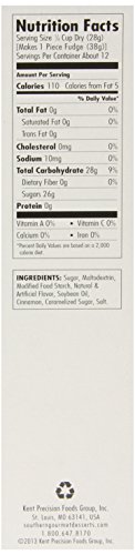 Southern Gourmet Fudge, Snickerdoodle, 12 Ounce Box, brown