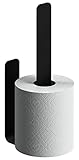 portarrollos vertical con cuchilla ✔ ADHESIVO 3M DURADERO - Porta rollos papel higiénico adhesivo para baño para aplicar en superficies lisas y uniformes como baldosas y azulejos