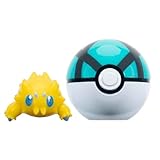 Pokémon PKW3632 Clip'n'Go Poké Ball - Bola Oficial Poké Ball con Figura de 5 cm
