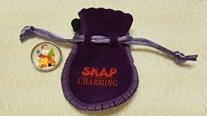 Snap Charming Santa and Reindeer Interchangeable Jewelry Snap Accessory