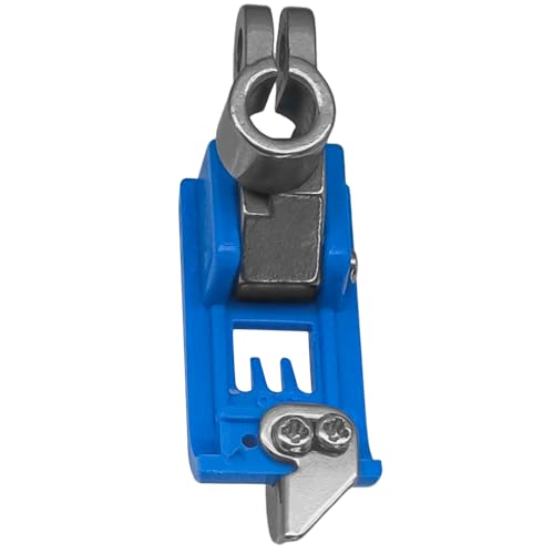 5.6mm Pie prensatela coverstitch flatlock azul miniatura 5