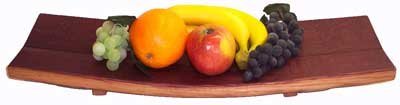 Wine Barrel Serving Tray- Bread Board