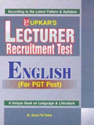Buy Lecturer Recruitment Test English — BookShops.in