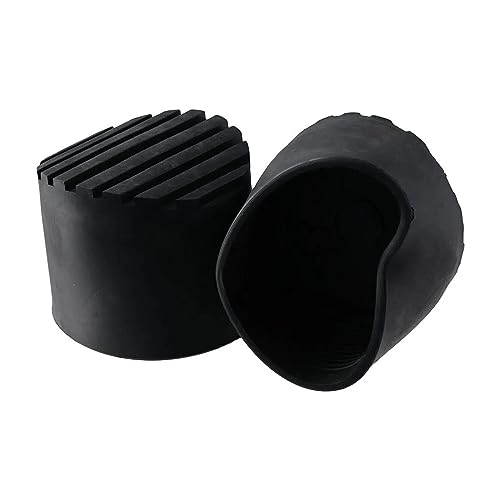 Image of Pack of 2 Extension Ladder Feet Cushion Boots Round Sturdy Replacement Parts 6.4cm |Home & Garden | Tools | Ladders