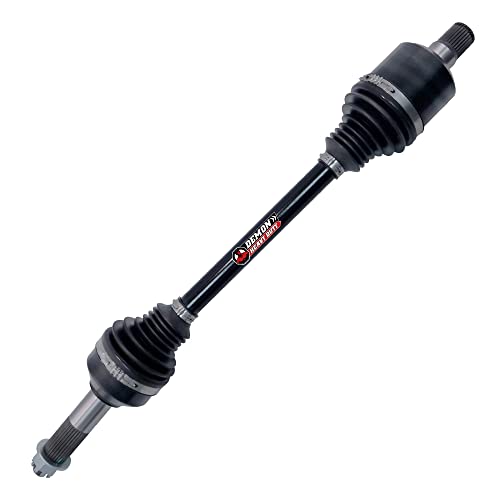 Demon Powersports Rear Right Heavy Duty Axle for (2006-21) Can Am Outlander/Renegade, Made Up of 4340 Chromoly Steel, in Dual Heat Treated High Strength OEM: 705501486, 705500977, 705500983, 705500977