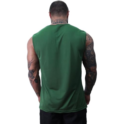 Regata Machão Masculina MXD Conceito Dry Fit 100% Poliéster Rajado Furadinho