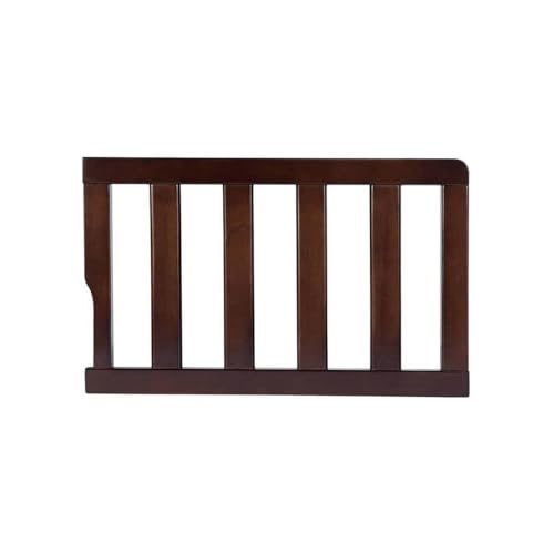 Image of Toddler Bed Safety Guard Rail Compatible with Delta Children Convertible Cribs - Solid Wood Rail for Convertible Crib to Toddler Bed Conversion - Safety Guard Rail (Espresso Truffle - 208, #0080)
