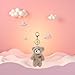 BWESOO Brown Bear Plush Keychain, Stuffed Animals Bag Pendant, Kawaii Plush Rabbit Keychain, DIY Trinket Dog Keyring Car Pink Heart Teddy Bears Automobile