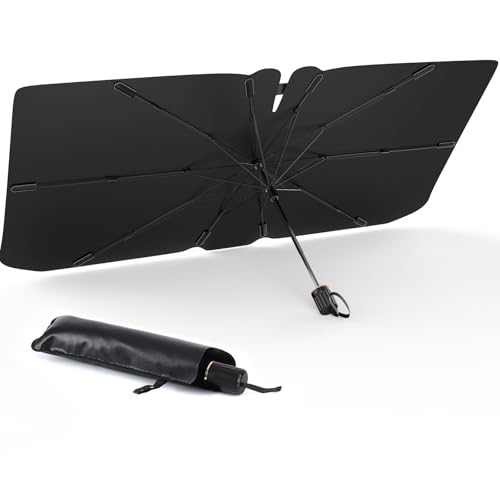 【2025改良型】車用サンシェード 傘型 折りたた式 サンシェード 車...