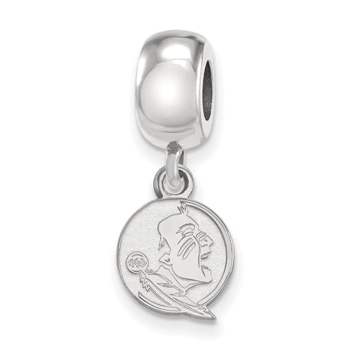 Florida State Bead Charm Extra Small (3/8 Inch) Dangle (Sterling Silver)