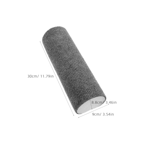 Poste rascador para gatos resistente con base adhesiva gris miniatura 2