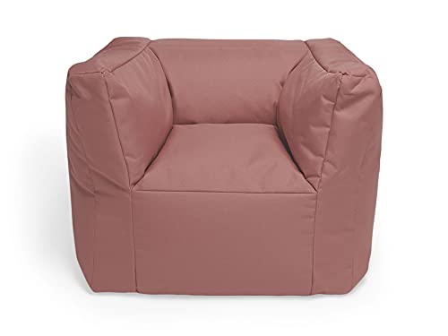 Fauteuil pouf pour enfant Jollein rose mellow assise basse chambre