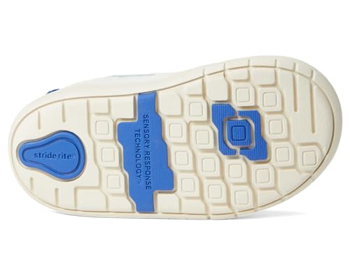 Basket Stride Rite SRT London en cuir blanc cassé premium
