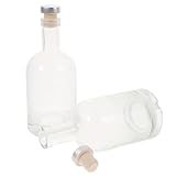 CLISPEED 2piezas Botella Decantador De Vidrio Espesado Unidades Para Vodka Whisky Vino Elegante y Sofisticado