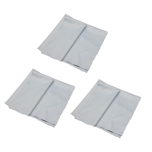 ORFOFE 3個 マイクロファイバークリーニングクロス 柔らかく速乾性 メガネ ジュエリー 楽器 カメラレンズ スマホ画面対応 ランダムカラー