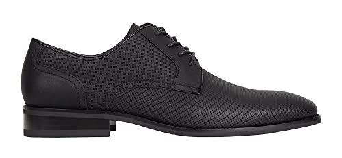 Kenneth Cole Unlisted Mens Dress Shoes Cheer Buck Classic Cap-Toe Lace-Up Memory Foam Insole, Black, 10 #TOP2