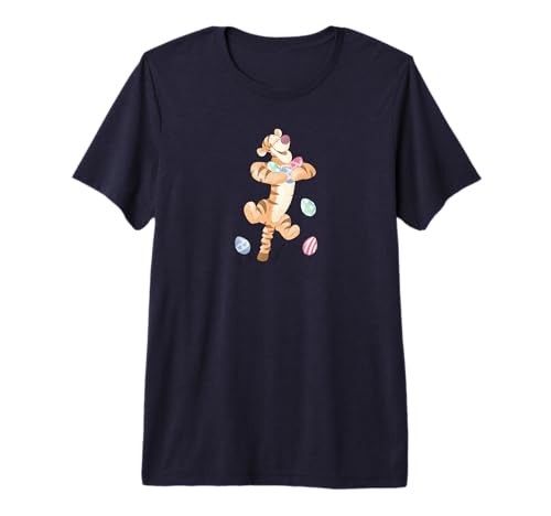 T-shirt Disney Easter Tigger premium en coton peigné haut de gamme