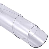 HAEGDFD Tischauflage Transparent, Wohnmobil Tisch,Wasserdicht, rutschfest, Langlebig, Couchtisch, Schreibtisch Und Bürostuhl,schutzmatte(2mm,90X160cm)