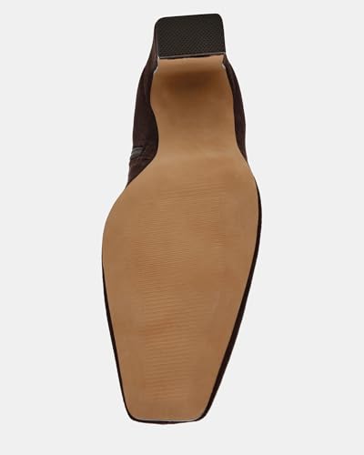 Steve Madden Steve Madden Women's Vinka Ankle Boot, Dark Brown, 8