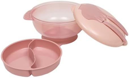 Buba Kit Refeição Com Compartimento E Talher - Rosa -
