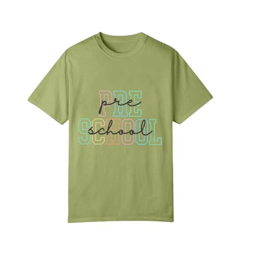 Toddler Back to School Shirt Kids Boys Girls First Day of Preschool Tshirt Youth Cute Graphic (a-Mint Green, 2-3 Years)3