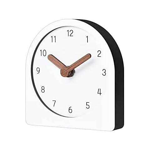 mooqs Reloj de Madera silencioso para Escritorio Cover