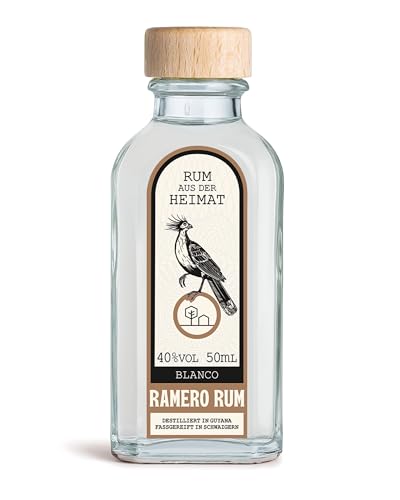 RAMERO weißer Rum Blanco Miniatur 46{6b24e0125bf49fc27e035f578c0adc8eb746ee8b51d62abe9c1ebe9302a3183b} World Spirits GOLD Award 2022 prämiert (50ml) für (Mojito) Cocktails, süß, fruchtige Note von Honigmelone & Kokosnuss, Mini zum Probieren - Rum-Tasting Geschenk RAMERO weißer Rum Blanco Miniatur 46{6b24e0125bf49fc27e035f578c0adc8eb746ee8b51d62abe9c1ebe9302a3183b} World Spirits GOLD Award 2022 prämiert (50ml) für (Mojito) Cocktails, süß, fruchtige Note von Honigmelone & Kokosnuss, Mini zum Probieren - Rum-Tasting Geschenk
