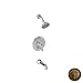 Newport Brass 3-1032BP Chesterfield Single Handle Pressure Balanced Tub and Show, Antique Brass
