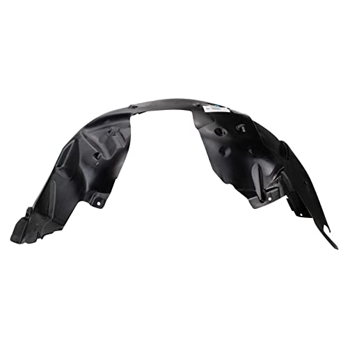 Image of TRQ Front Driver and Passenger Side Inner Fender Liner Set Compatible with 2018-2023 Ford Mustang GT with Level 2 Performance Package