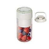 Sucritude Batidora Pequeña,Batidora de Vaso Portátil Inalámbrica | Mezclador de Batidos Recargable por USB - Para Batidos de Proteína Leche Café Comida de Bebé Cocina Hogar Gimnasio