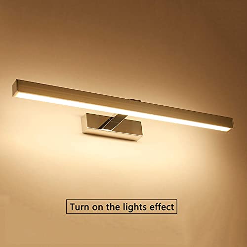 Applique LED miroir de salle de bain 12W lampe frontale meuble toilette 50cm - 4