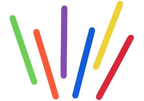 INNSPIRO Pole aus EVA-Gummi, 114 x 10 x 2 mm, 150 Stück, ideal für Bastelarbeiten mit Kindern, Dekorationen und kreative Aktivitäten