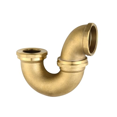 ZM LA Style Cast Brass P-Trap