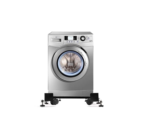 Image of Hind's Iron Washing Machine or Refrigerator Adjustable Folding Stand with Wheels