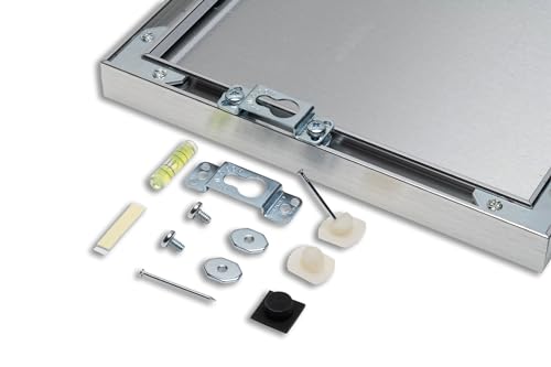 Image of Fletcher Picture Perfect No-Wire Hanging Kit for Metal Picture Frames | Keeps Frames Level with Flush Mount Hardware for Wall Art, Mirrors & Signs | Supports up to 50lbs.