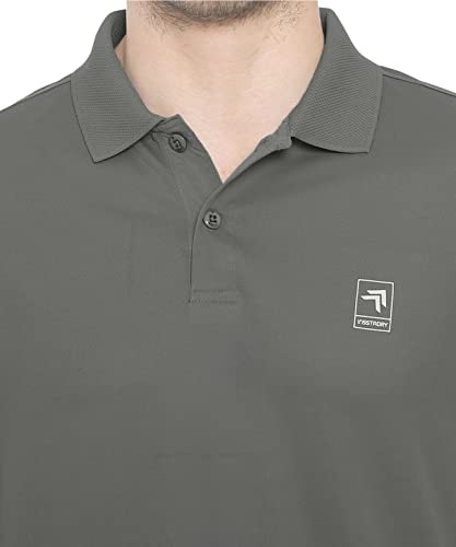 Image of GenX Men's Solid Regular Fit Polo Shirt