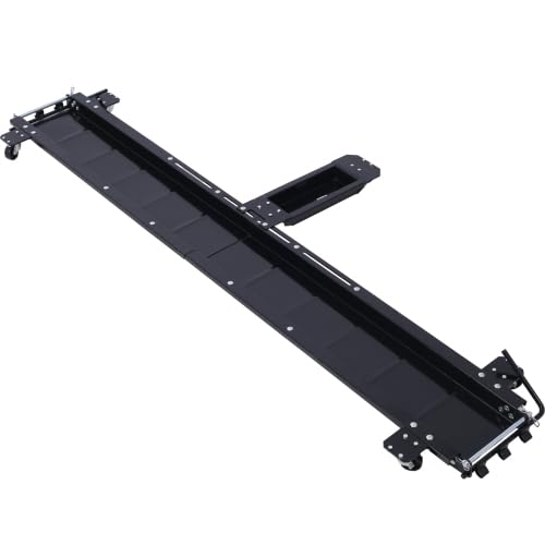 HMKJHL Motorcycle Dolly 1250 lbs. Widow Cruiser-Dolly Steel Motorcycle Dolly Black YYUE-240412-25