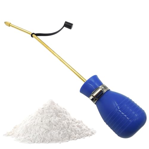 Pulvérisateur à bulbe pour le contrôle des fourmis, poudre de terre de diatomées, spray anti-fourmis, spray anti-guêpes avec long tube en cuivre pour insectes, pulvérisateur à bulbe pour guêpes