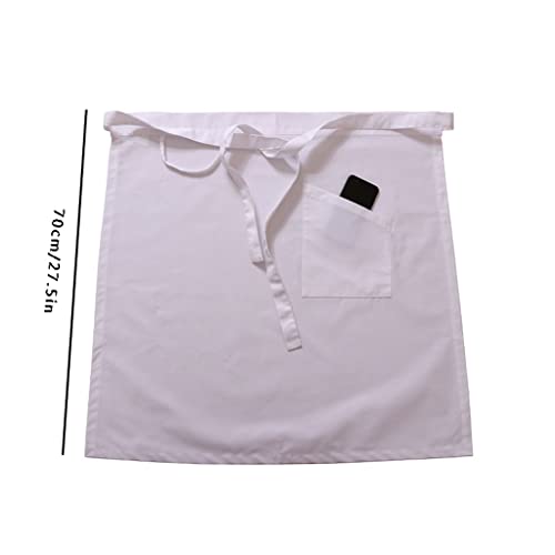 Tablier de travail blanc élégant taille M pour maison et cuisine - 2