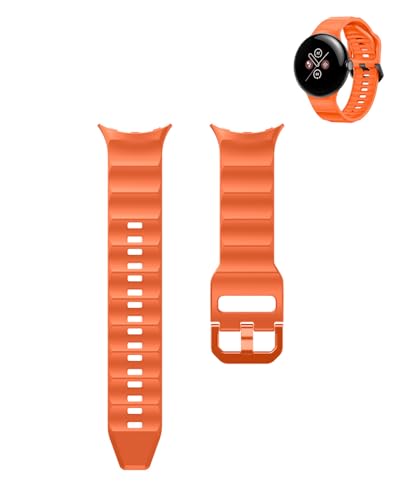 Correa de silicona deportiva para Google Pixel Watch 4 45mm miniatura 1