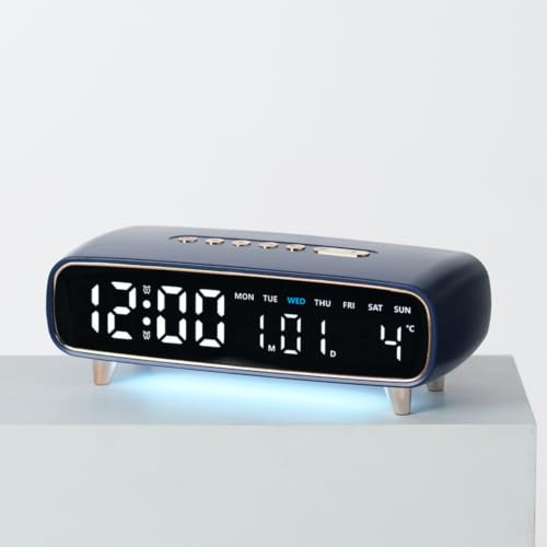 Reloj despertador digital para escritorio y mesas de noche compactas 2