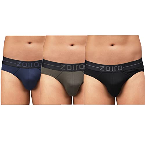 Image of Zoiro Modal Cotton Soft Men's Brief (Combo Pack) |Colour's May Vary