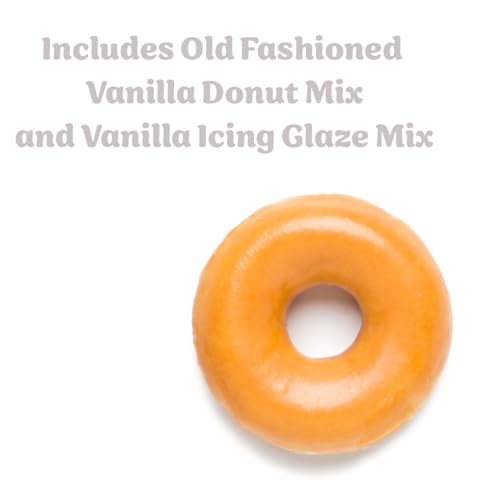 Rabbit Creek Old Fashioned Vanilla Glazed Donuts Mix – With Glaze Included – Baked Donuts, Not Fried – Donut Baking Mix