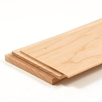 2 Hard Maple Thin Wood Boards @ 1/4 x 8 x 24 Inches. Kiln Dry Lumber