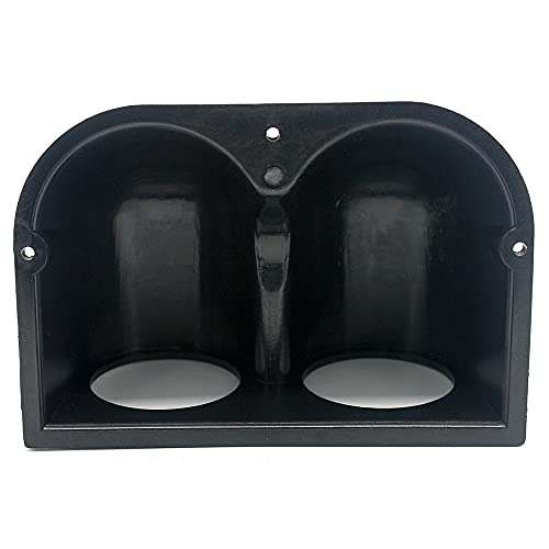 ANCLLO Universelles Armaturenbrett-Pod für Zusatzinstrumente mit zwei Stärken 52 mm – passend für jede Marke / Modell – ABS-Kunststoff – Befestigung am Fahrzeug-Armaturenbrett