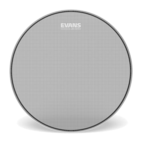 Evans dB Zero Drum Heads - Featuring Single Ply ShockWeave Mesh - Low Volume Drumhead - Bass...