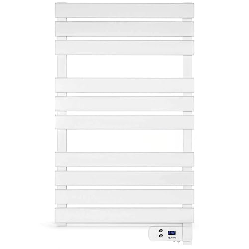 YOEVU - Radiador Toallero Eléctrico | Bajo Consumo 500W | Calienta Toallas IP24 | 2 Modos y...
